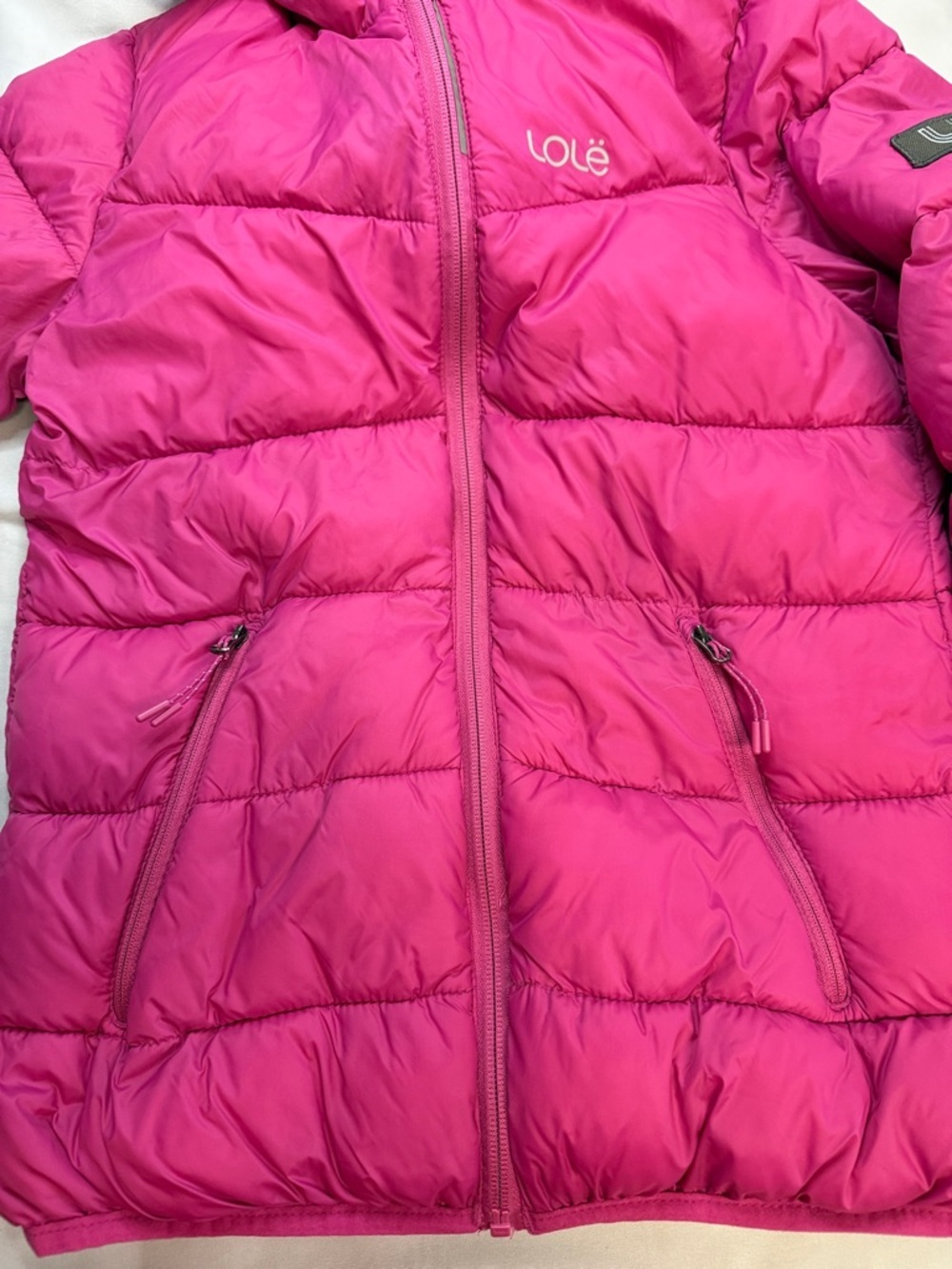 Lole NWOT Kids Packable Pink Hooded Puffer Jacket - Picture 6 of 11